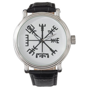 Vegvísir (Viking-Kompass) Armbanduhr