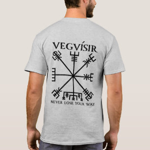 Vegvisir "Viking Kompass" (Schwarzes) T-Shirt