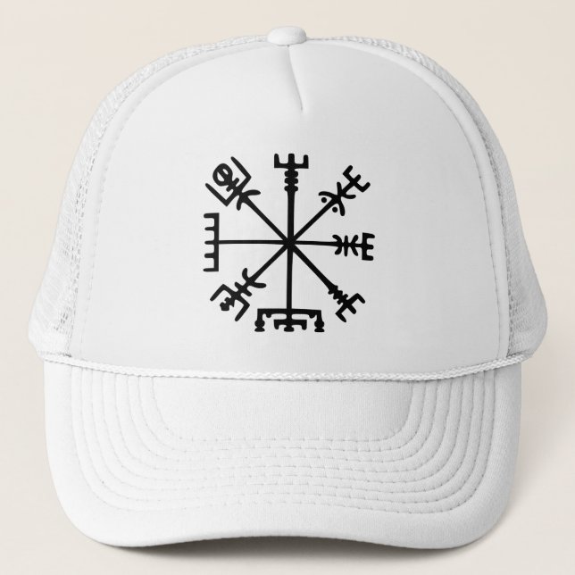 Vegvísir (Viking-Kompass) Truckerkappe (Vorderseite)