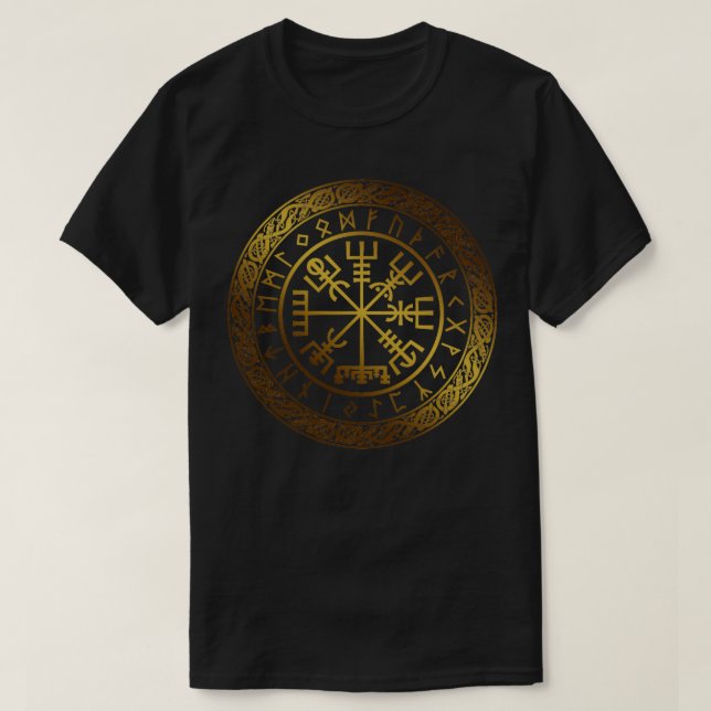 Vegvisir Viking Navigation Compass (2) T-Shirt (Design vorne)