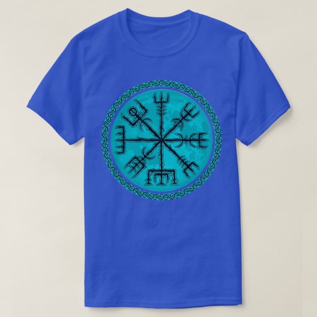Vegvisir Viking Rune Viking Mythology T-Shirt (Design vorne)