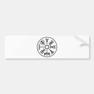vegvisir Viking-Symbol-Skandinavier-Schild Odin Autoaufkleber
