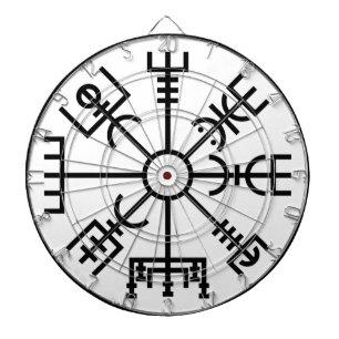 vegvisir Viking-Symbol-Skandinavier-Schild Odin Dartscheibe