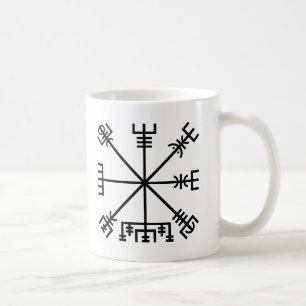 Vegvisir Wikinger-Symbol Kaffeetasse