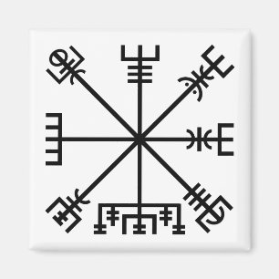 Vegvisir Wikinger-Symbol Magnet