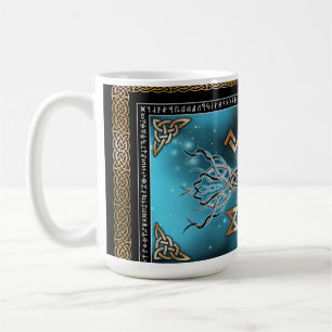 Vegvisir Yggdrasil Wikinger Rune Nordisch Kaffeetasse