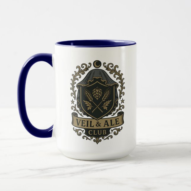 Veil & Ale Club | Halloween Gifts Tasse (Links)