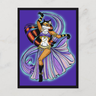 Veil Dancer Postcard Postkarte