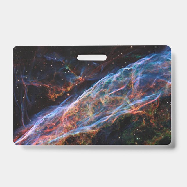 Veil Nebula Supernova Remnants Hubble Telescope Ausweis (Vorderseite)
