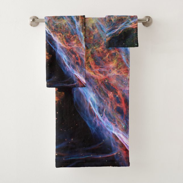 Veil Nebula Supernova Remnants Hubble Telescope Badhandtuch Set (Insitu)