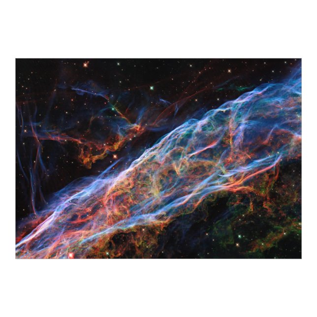 Veil Nebula Supernova Remnants Hubble Telescope Fotodruck (Vorne)
