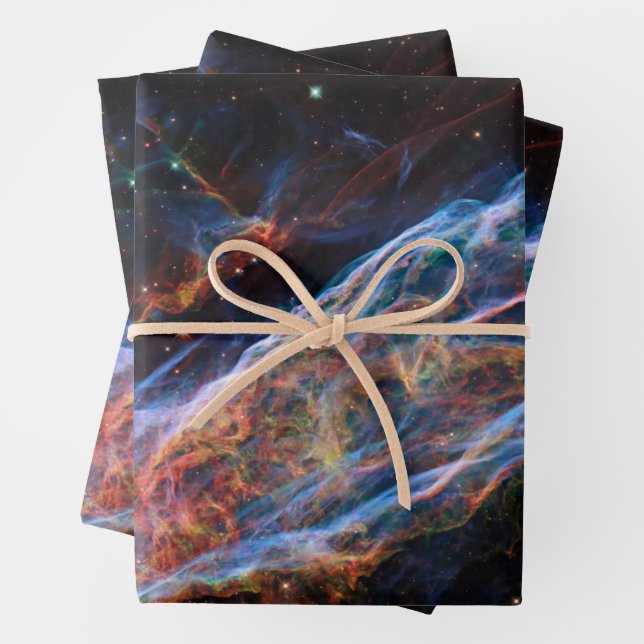 Veil Nebula Supernova Remnants Hubble Telescope Geschenkpapier Set (Beispiel)