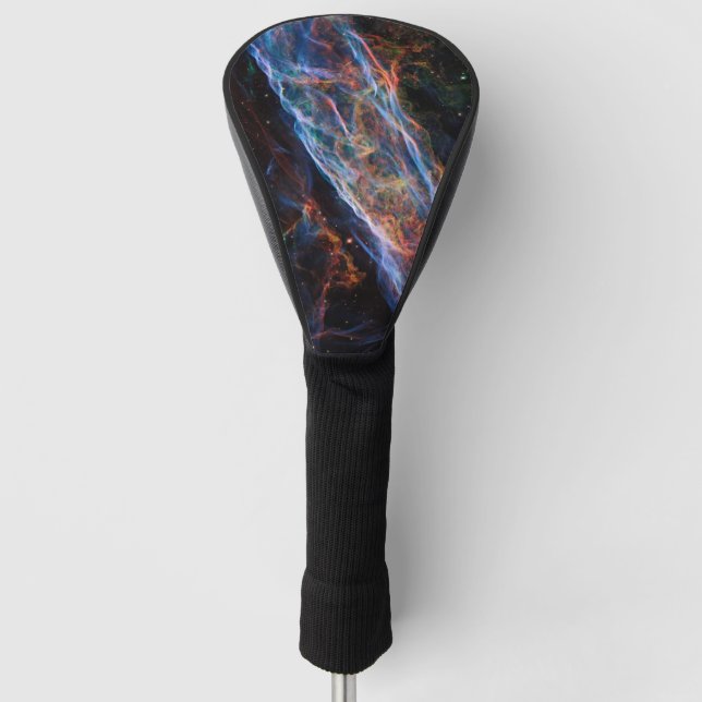 Veil Nebula Supernova Remnants Hubble Telescope Golf Headcover (Vorderseite)
