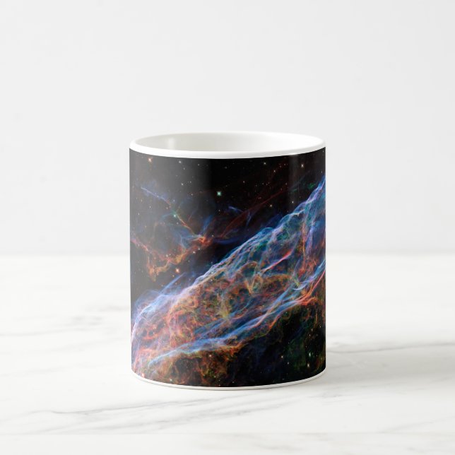 Veil Nebula Supernova Remnants Hubble Telescope Kaffeetasse (Mittel)
