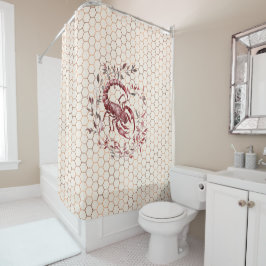 Veil of Mystery: Elegant Scorpio Duschvorhang