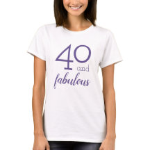 Veilchen 40 und fabelhafter Fortieth Geburtstag