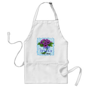 Veilchen Blumenstrauß Schürze