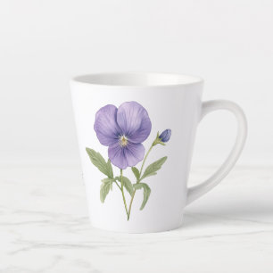 Veilchen, Geburtsblume Februar Milchtasse