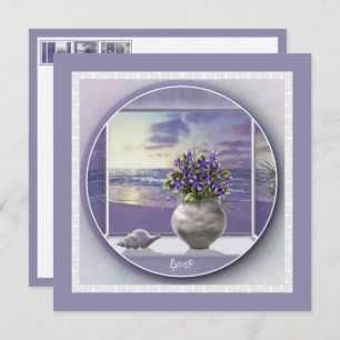 Veilchen in einem Mondglas