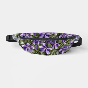 Veilchen in einem Mondglas Bauchtasche