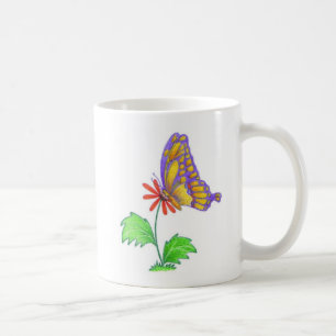 "Veilchen-u. Goldschmetterlings-" Tasse