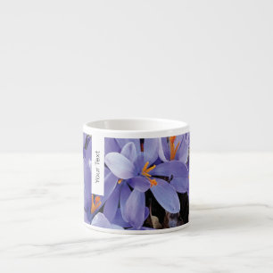 Veilchenblumen Monogramm Espressotasse