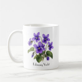 Veilchenblüten im Februar Kaffeetasse