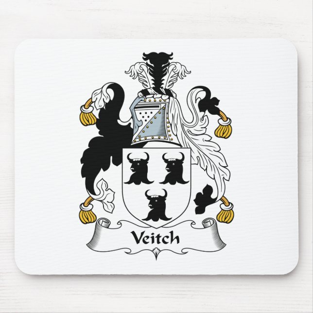 Veitch Familienwappen Mousepad (Vorne)
