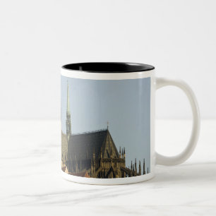 Veitsdom und Prager Burg, einer der Zweifarbige Tasse