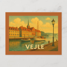 Vejle Dänemark Brücke Postkarte