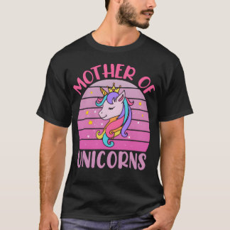 Vektor Mutter von Einhornn Mutter tipografisch T-Shirt