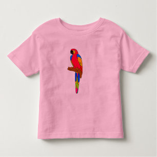 Vektor - Papageienvogel Kleinkind T-shirt