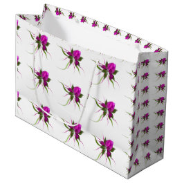VektorBlume deckte große Geschenk-Tasche mit Geschenktüte