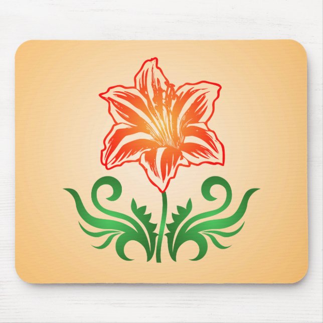 VektorBlume: Mousepad (Vorne)