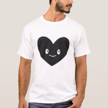 Vektordesign für T-Shirt mit lächelndem schwarzen 