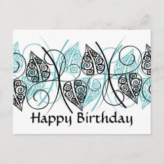 Vektoren - Happy Birthday - Maßgeschneidert Postkarte