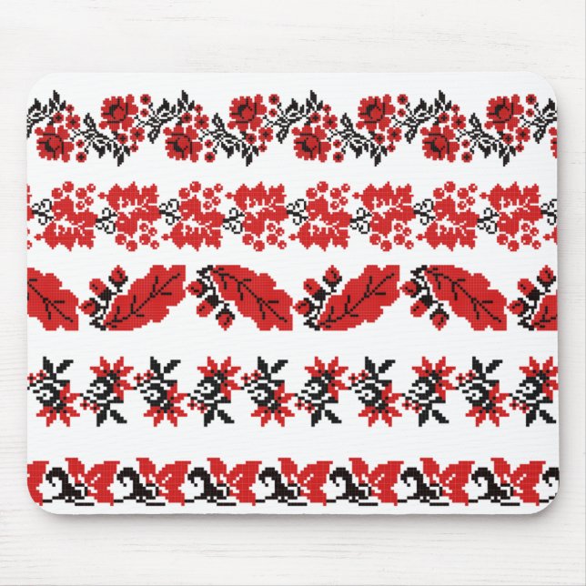 Vektoren ukrainisches Schema Muster Kit Mousepad (Vorne)
