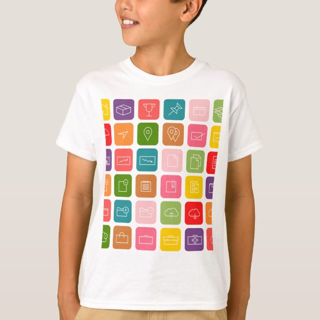 Vektoren von Symbolen T-Shirt (Vorderseite)