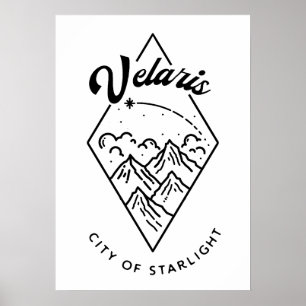 Velaris ACOTAR Inspiriert Poster