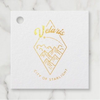 Velaris Geschenk / Hochzeit / Party Geschenkanhänger