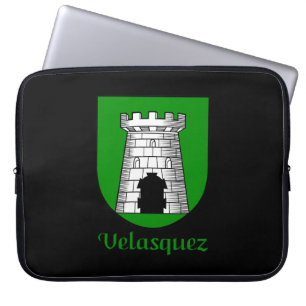 Velasquez Familie Shield Elektronik-Tasche Laptopschutzhülle