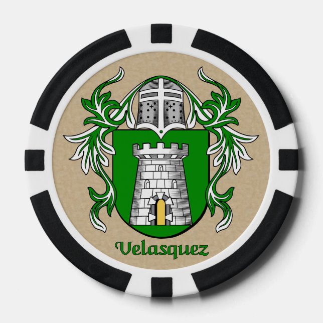 Velasquez Heraldic Arms Pokerchips (Vorderseite)
