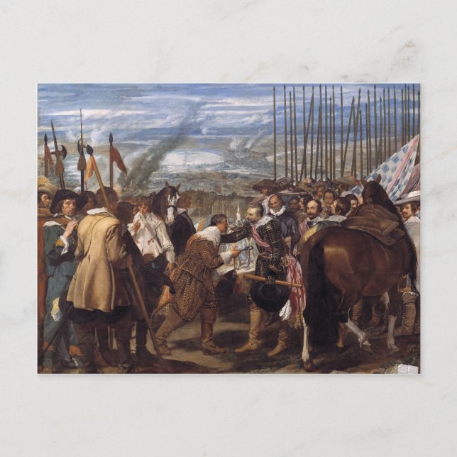Velazquez-D Surrenderof Breda Postkarte (Vorderseite)