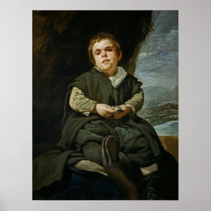 Velázquez - Der Hofnarr Francisco Lezano Poster