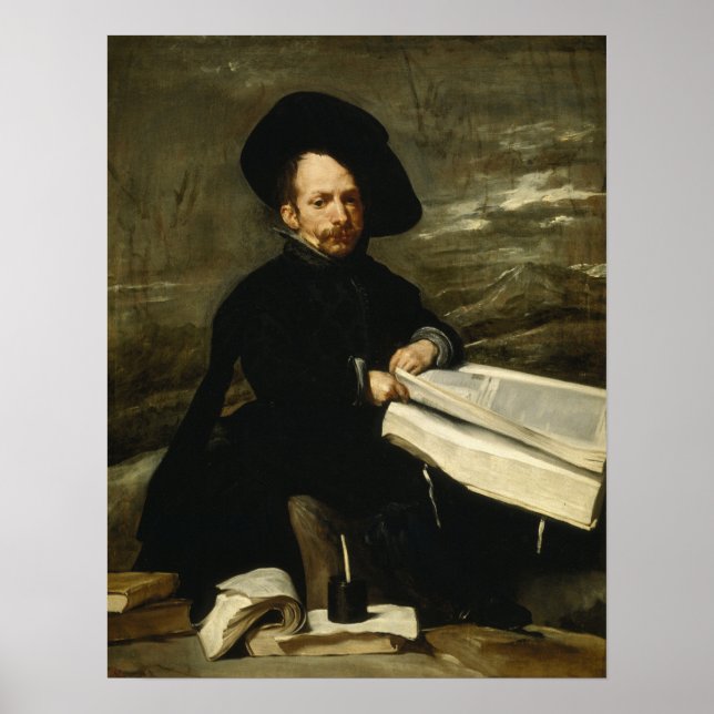 Velázquez - Jester De Acedo "Cousin" 1635 Poster (Vorne)