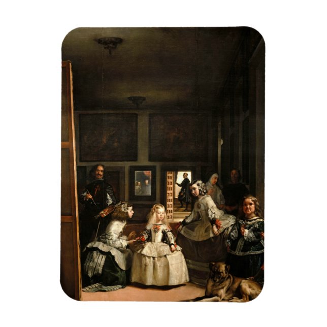VELAZQUEZ - Las Meninas 1656 Magnet (Vertikal)