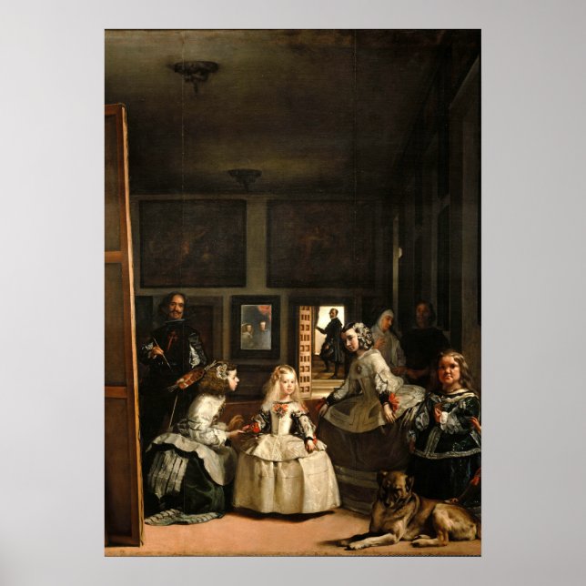 VELAZQUEZ - Las Meninas 1656 Poster (Vorne)