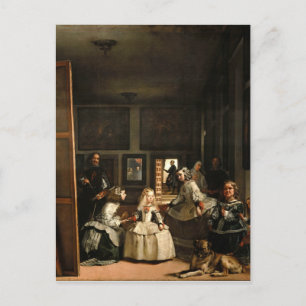 VELAZQUEZ - Las Meninas 1656 Postkarte