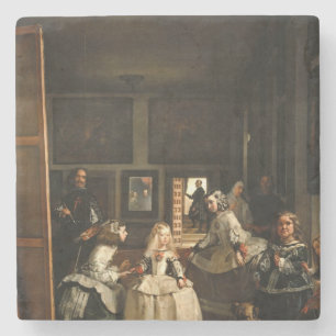 VELAZQUEZ - Las Meninas 1656 Steinuntersetzer
