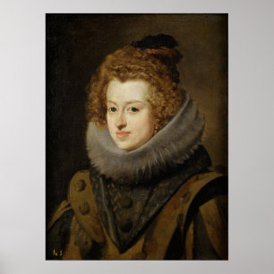 Velázquez - Maria von Österreich Königin von Ungar Poster